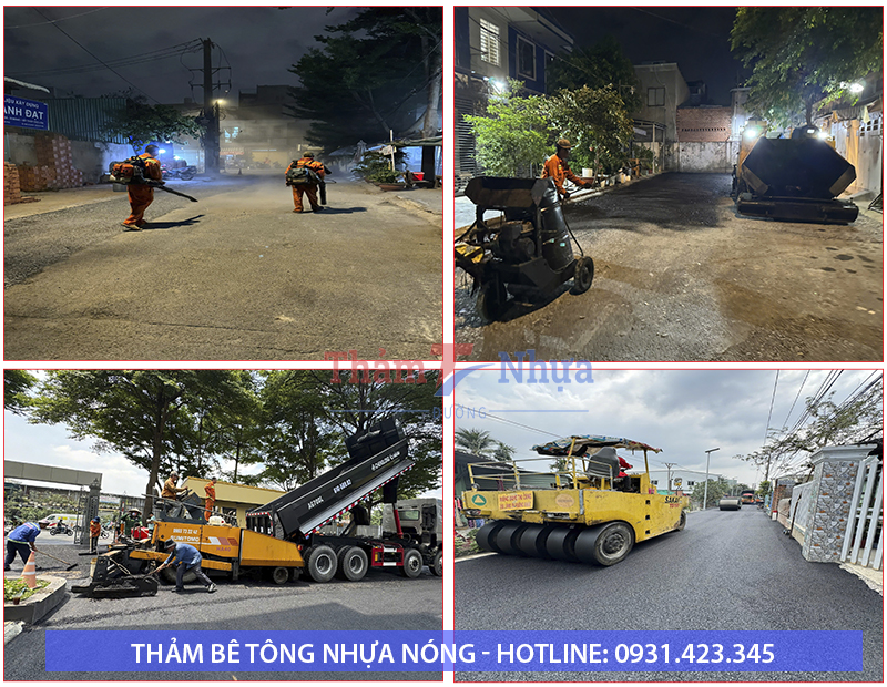 Thảm bê tông nhựa nóng quận Bình Thạnh uy tín, giá tốt