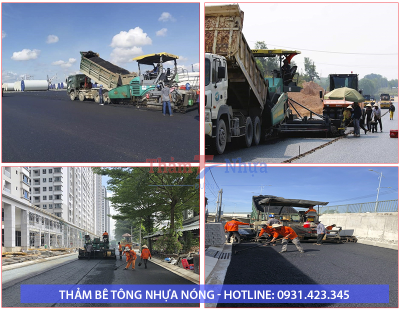 Báo giá thảm bê tông nhựa nóng chi tiết