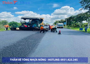 Thi công thảm bê tông nhựa nóng tại Bình Dương uy tín