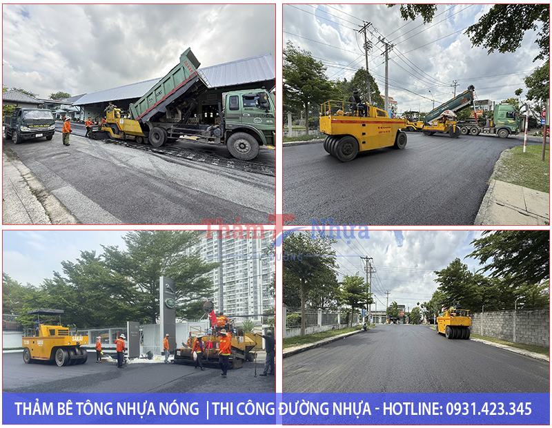 Dịch vụ thảm bê tông nhựa nóng Thủ Đức uy tín và chất lượng