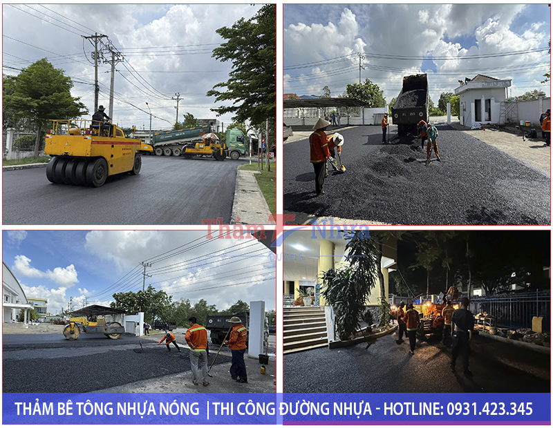 Dịch vụ trải thảm bê tông nhựa nóng Long An uy tín và chất lượng Dịch vụ trải thảm bê tông nhựa nóng Long An uy tín và chất lượng