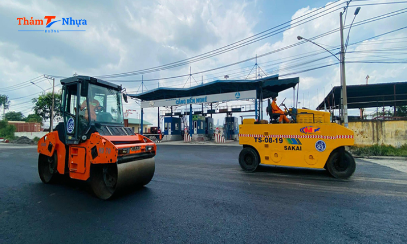 Biện pháp thi công mặt đường bê tông nhựa