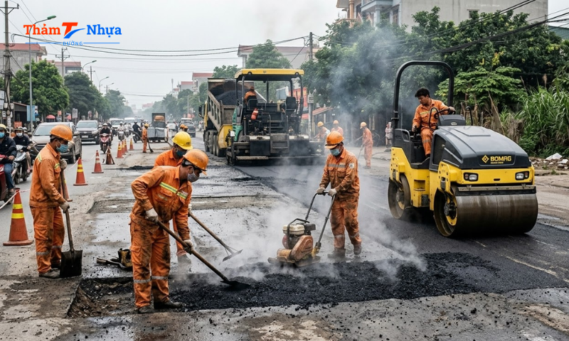 MTK - Đơn vị sửa chữa đường nhựa chuyên nghiệp