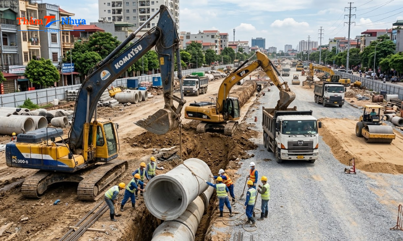 MTK - Đơn vị thi công hạ tầng chuyên nghiệp