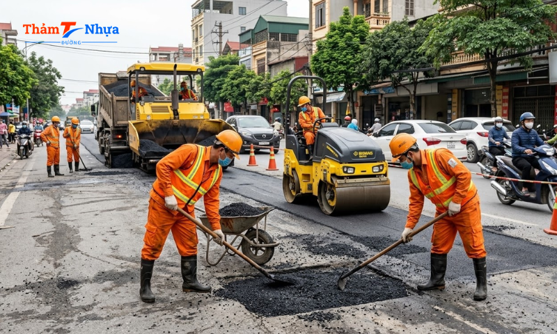 MTK - Đơn vị sửa chữa đường nhựa chuyên nghiệp