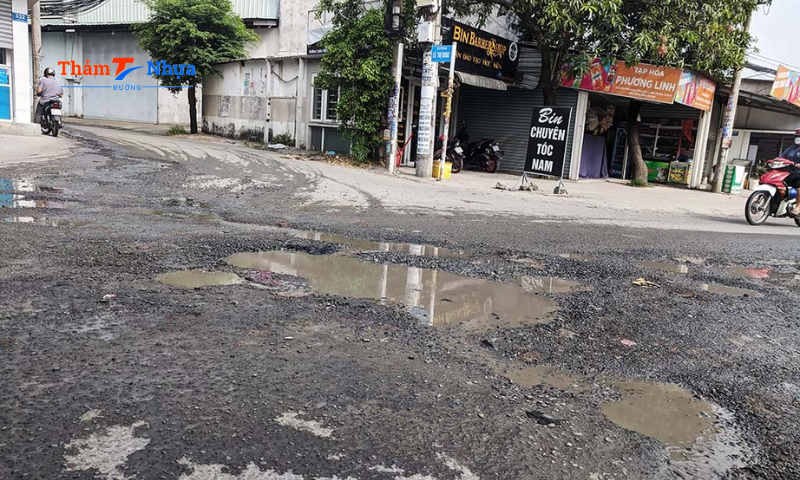 Nguyên nhân đường nhựa xuống cấp