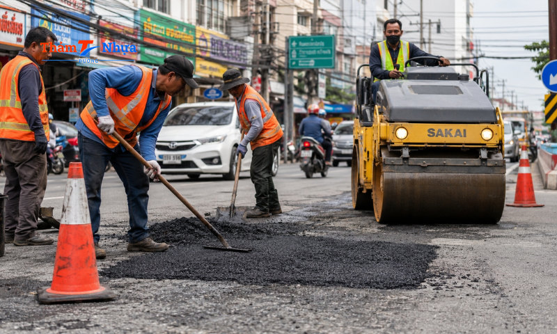 Bảo trì đường nhựa định kỳ