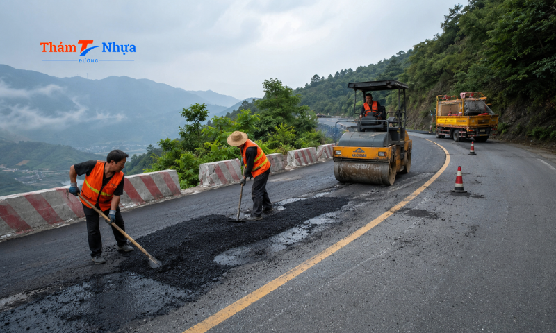 Bảo trì đường nhựa định kỳ