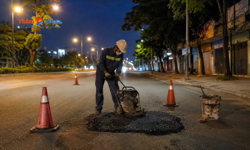 Nhựa nguội vá đường