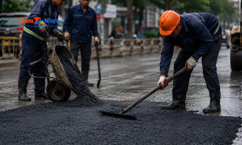 Báo giá sửa chữa đường nhựa