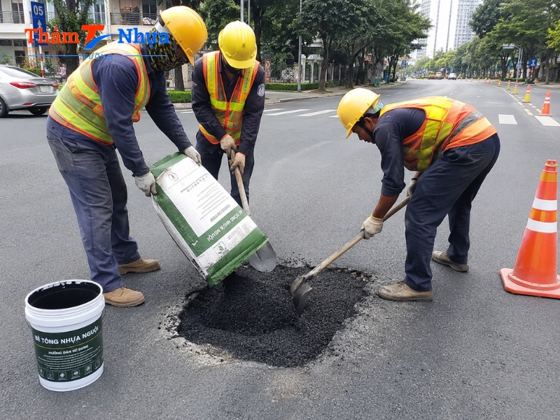 ưu điểm bê tông nhựa nguội