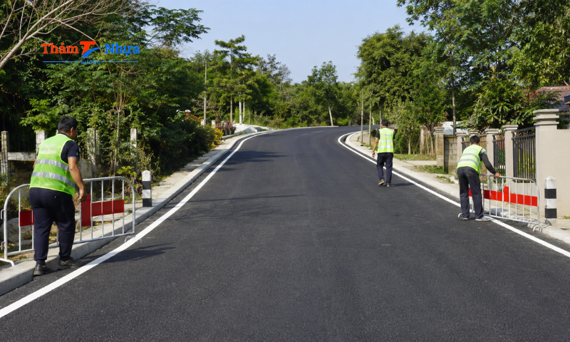 Quy trình thảm bê tông nhựa nóng